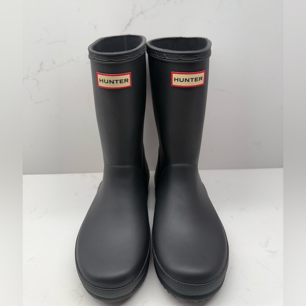 Hunter Kids Classic Black Rain Boots
